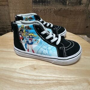 Vans x Sailor Moon Sk8-Hi Zip Toddler Shoes US 9 Anime Limited Edition